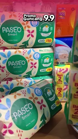 [6PCS] TISUE PASEO GO SMART 240+150PLY FACIAL TISUE | TISSU WAJAH PASEO 390