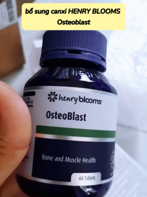 bổ sung canxi HENRY BLOOMS Osteoblast #tiktokshop #review #tiktok99 #SieuHoiThuongHieu #TikTokChoiceAward #tiktok