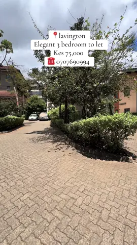 🏡 SPACIOUS 3-BEDROOM APARTMENT – LAVINGTON ✨ Rent: KSh 75,000/month Looking for a comfortable and well-maintained home in a serene Lavington neighbourhood? This spacious 3-bedroom apartment is a great choice! 🔑 Features: • 🛏️ Master ensuite • 🍽️ Closed kitchen • 🧺 Laundry area • 🌿 Private balcony • 🚗 Ample parking • 💧 Borehole water • 🌳 Serene, secure environment 📍 Lavington 💰 KSh 75K 📞 Call/WhatsApp: 0707690994 #Lavington #LavingtonApartments #3BedroomApartment #NairobiHomes #HouseToLet   