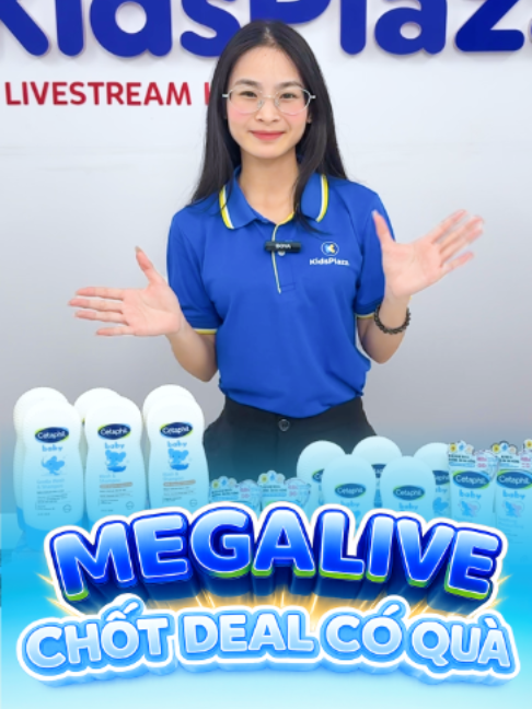 Megalive độc quyền KIDSPAZA x CETAPHIL đã quay trở lại và hứa hẹn với nhiều deal hời hơn xưa #kidsplaza #tiktokshop99 #cetaphilvn