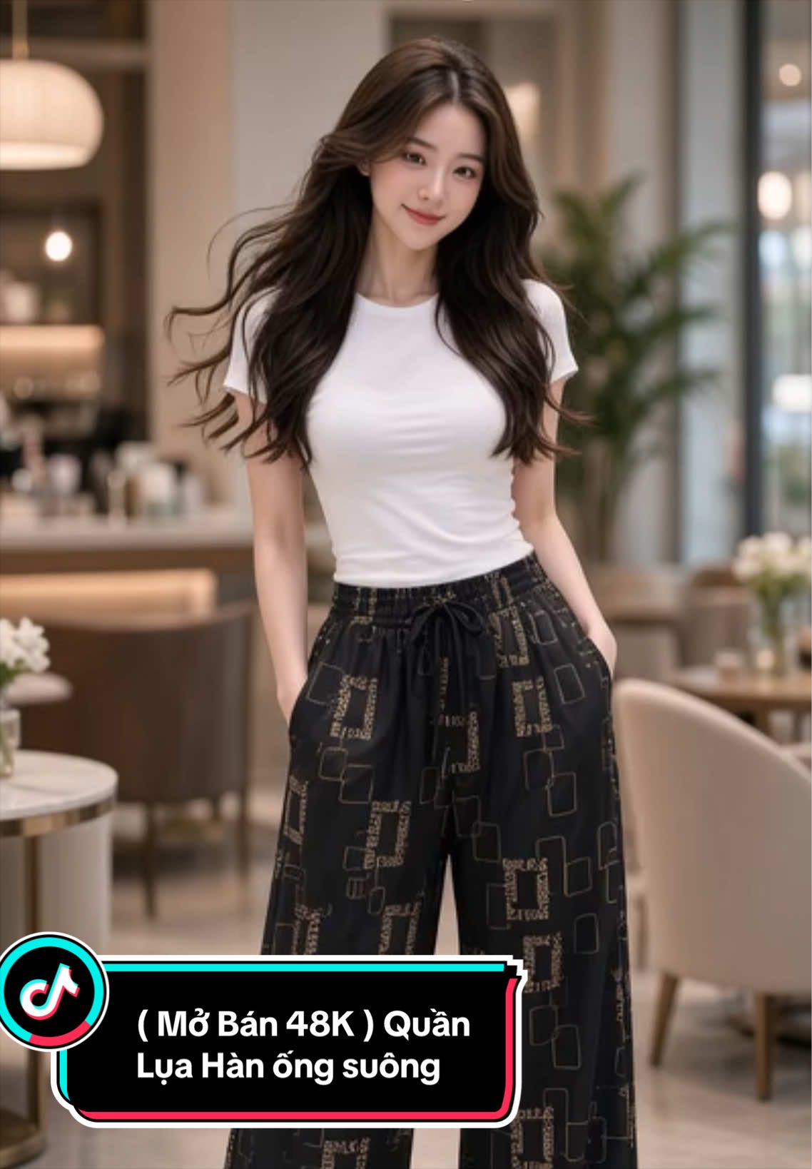 🔥 ( Mở Bán 48K ) Quần Lụa Hàn ống suông #quynhanhboutique07 #xuhuong #xuhuongtiktok #quan #quanongsuong 