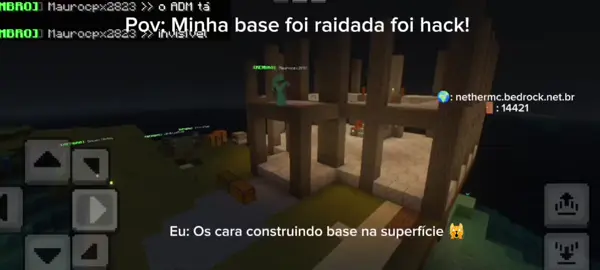 NetherMc 🌟  #bedrock #Minecraft #semianarquia  #CapCut  