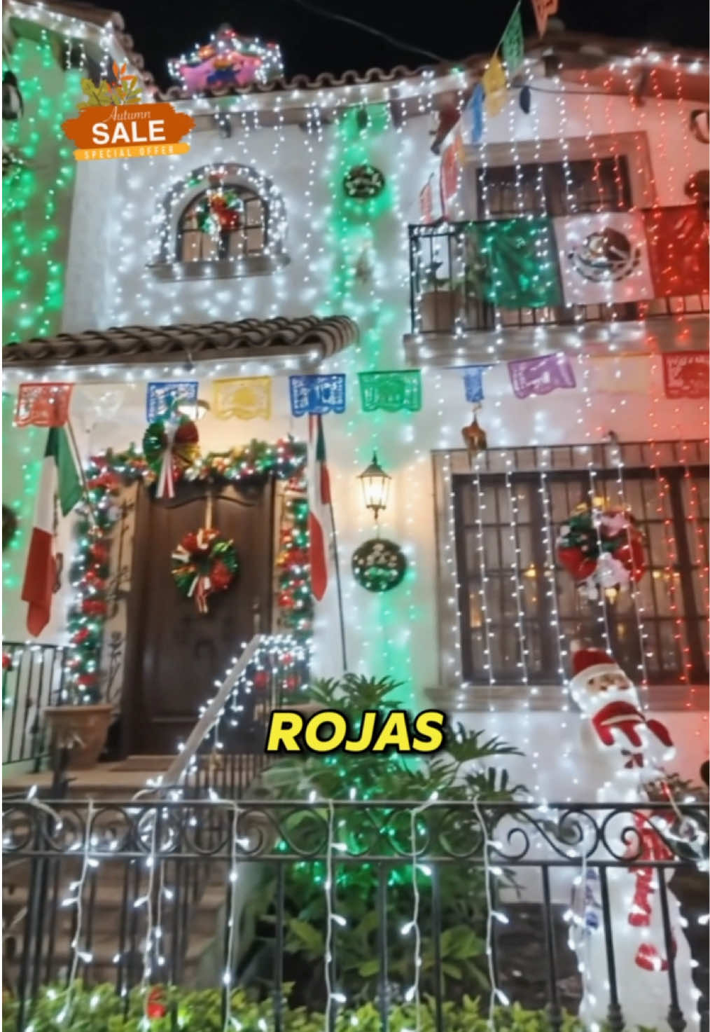 Cadenas de luces LED en verde, blanco y rojo para el Día de Independencia de México, cuentan con múltiples modos de iluminación.#vivalaquincena #diademuertoscontiktokshop #seasonaltrend #lucesdecorativas #led 