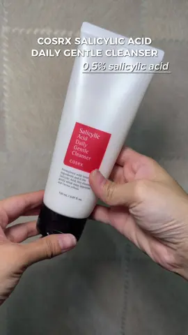 Fav cleanser 💕 #COSRX #SkincareRoutine #AcneProneSkin #SalicylicAcid #skincare 