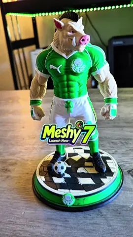 🐷💚 De uma simples imagem para um modelo 3D completo! * Usei o @MeshyAI  para transformar o mascote do Palmeiras 3D e o resultado ficou incrível. Depois usei o auto Split para separar o modelo em várias partes, facilitando muito a impressão e a aplicação das cores do personagem. 🖨️🎨 * Quer transformar sua ideia em 3D também? Meshy it! 🚀 👉 Link pinado nos coments: use o código TECH01 para ganhar 60% OFF. * #MeshyAI #Meshy7 #SculptingLevelAI #ImageTo3DModel #3DPrinting