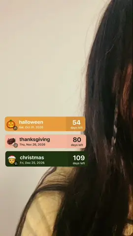 the 3 best holidays #halloween #thanksgiving #christmas #thebermonths #fypシ 