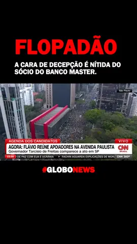 🚨 FLÁVIO RACHADINHA FLOPA NOVAMENTE NA AVENIDA PAULISTA 🤣🤣🤣🤣🤣🤣🤣🤣 A CARA DE DECEPÇÃO É NÍTIDA DO SÓCIO DO BANCO MASTER.