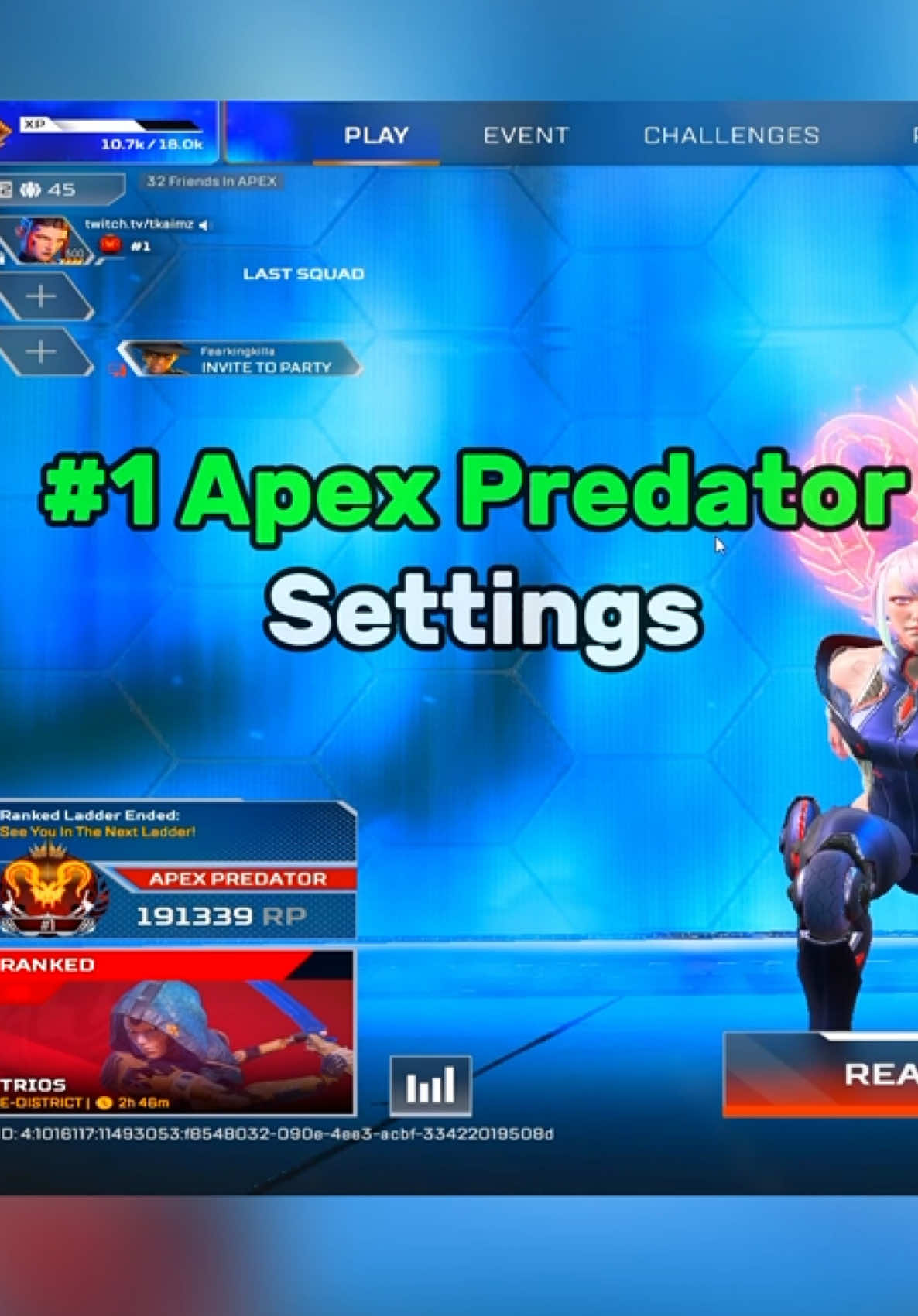 Super duper tired #fyp #xybca ##apexlegendsclips##apexlegends #tkaimz