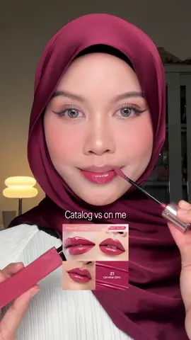 glasting shade 21 nih 💗👀 #wardah #wardahglasting #lipglaze 