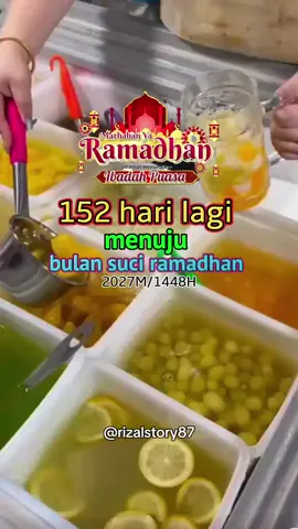 152 hari lagi menuju bulan suci ramadhan 2027M/1448H #hitungmundurramadhan2027 #menujuramadhan2027 #ramadhan2027 #ramadhan #fyp 