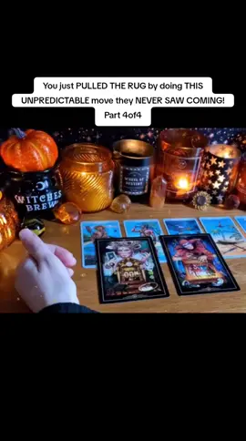 You just PULLED THE RUG by doing THIS UNPREDICTABLE move they NEVER SAW COMING! Part 4of4 #tarotreading #tarotreader 