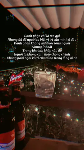 Danh phận chỉ là “tên gọi” Nhưng đủ để người ta biết vị trí của mình ở đâu Danh phận không giữ được lòng người Nhưng ít nhất Trong khoảnh khắc nào đó Người ta không cảm thấy chông chênh Không hoài nghi vị trí của mình trong lòng ai đó#tamtrang #sadstory #capcut #foryour #xuhuong 