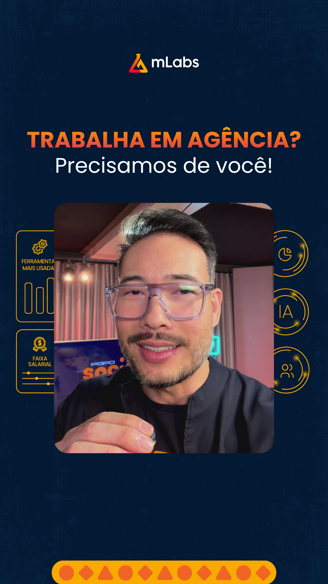 Você trabalha em agência de marketing? Precisamos de você 🫵 A mLabs está construindo a 4ª edição do Panorama Agências e Profissionais de Mídias Sociais no Brasil, o raio-X mais completo do mercado brasileiro. O que a gente quer mapear: ✅ Quais serviços as agências entregam hoje ✅ Como precificam contratos ✅ Faturamento por porte de agência ✅ Tamanho e estrutura dos times ✅ Como a IA já está impulsionando a operação e os resultados ✅ Os maiores desafios de quem lidera É também a chance de enxergar como a sua agência se posiciona frente ao resto do mercado. 🎁 Respondendo, você garante uma aula exclusiva com o Rafael Kiso e recebe a pesquisa completa em primeira mão. Bora fazer parte? Acesse o link: https://mla.bs/dced947c2e
