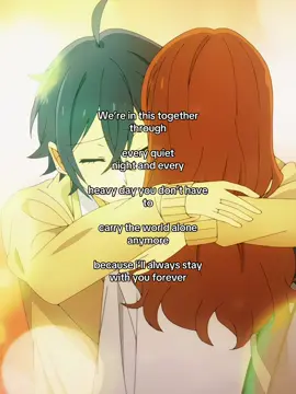 I want to take care of him for the rest of my life #bf #popular #horimiya #couple #goviral 
