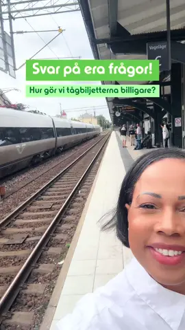 Svar på era frågor: Hur gör vi tågbiljetterna billigare? 🚄💚