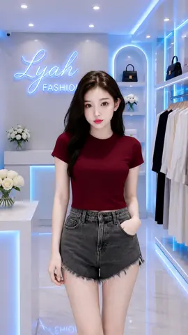 Áo thun nữ Croptop co giãn, thời trang, trẻ trung dành cho nữ#aothunnu #aocroptop #aothun #aonuxinh #thoitrangnu 