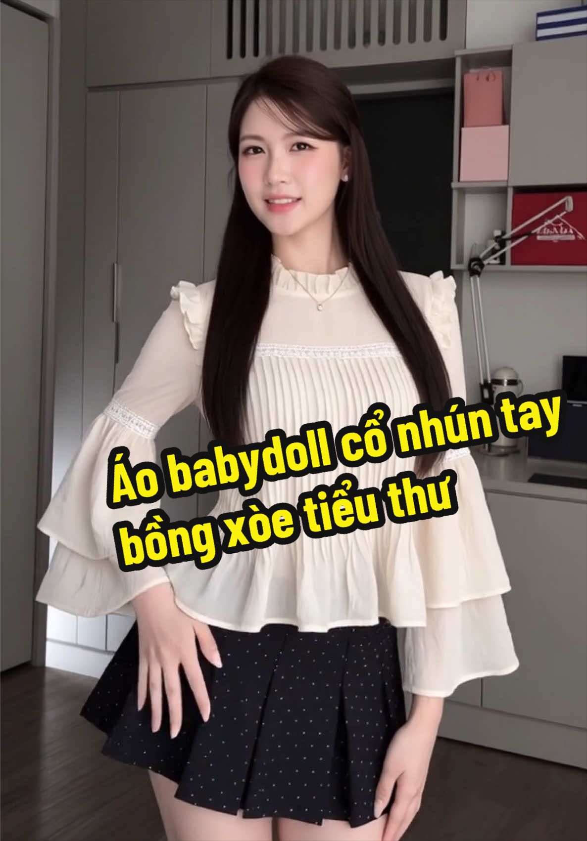 Xinh 1 cách khốn nạn 🦦🦦🦦 #aoxinh #aobabydoll #TikTokShop99 #thoitrangnu #xh 