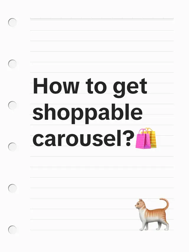 How to get shoppable carousel?🛍️ Does anyone have any tips , or if anyone wants to know pls 👻OOST this post to get it out to someone who does or get to the right audience 🥲🥲 #tiktokshop #tiktokcarousel #girlsgirl #tipsandtricks #tips  
