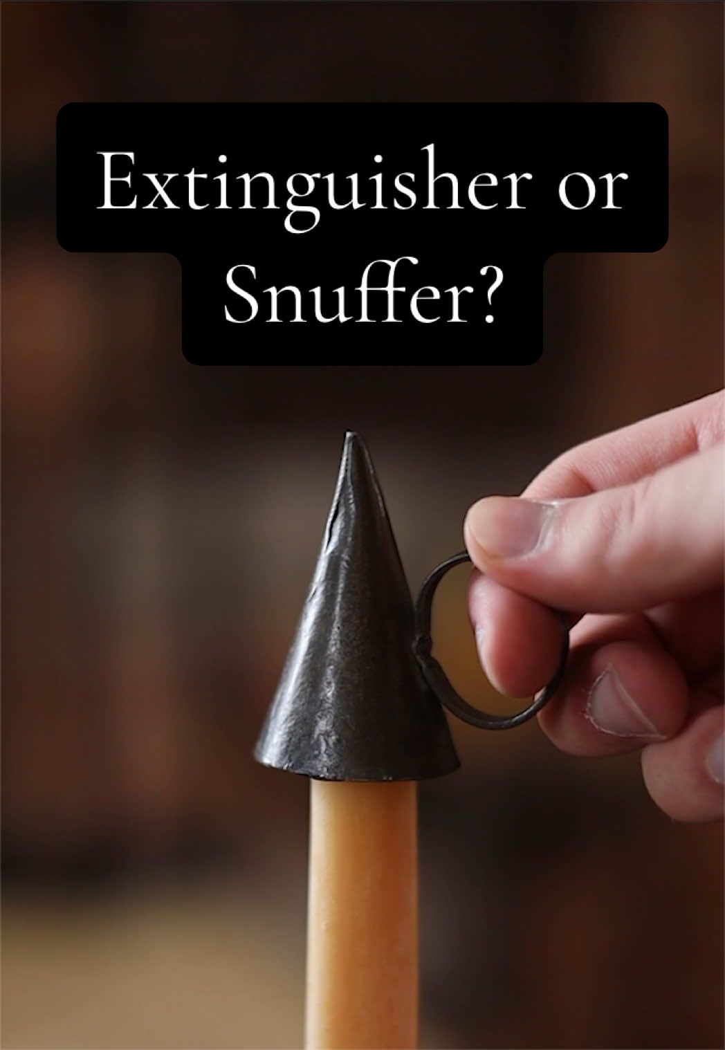 Two of the most commonly misattributed early antique candle tools. Did you have the names correct, or did you have them reversed? #antique #History #fyp #historytok #vintage 