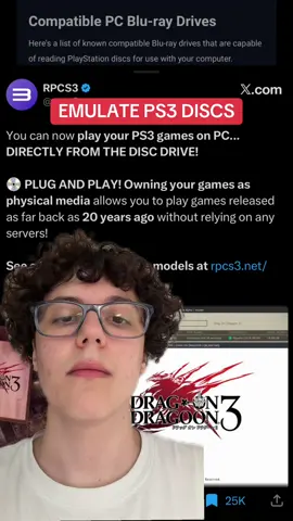 You can now emulate PHYSICAL ps3 games! #ps3 #emulation #rpcs3 