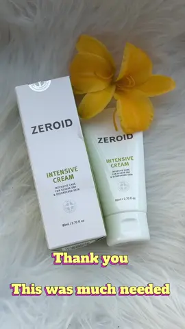 Thank you @ZEROID Global for this gifted intensive cream#zeriod #gifted #skincar #dryskin #koreanskin 
