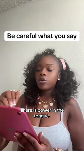 Power in the tongue! Your words have more power than you probably realize. #manifestation 