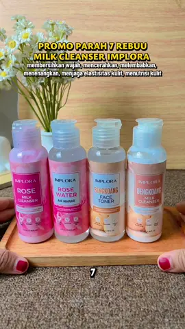 Membalas @istiqomah boleh kak lg promo banget implora #implora #milkcleanser #pembersihwajah #imploracosmetics #tonerviral 