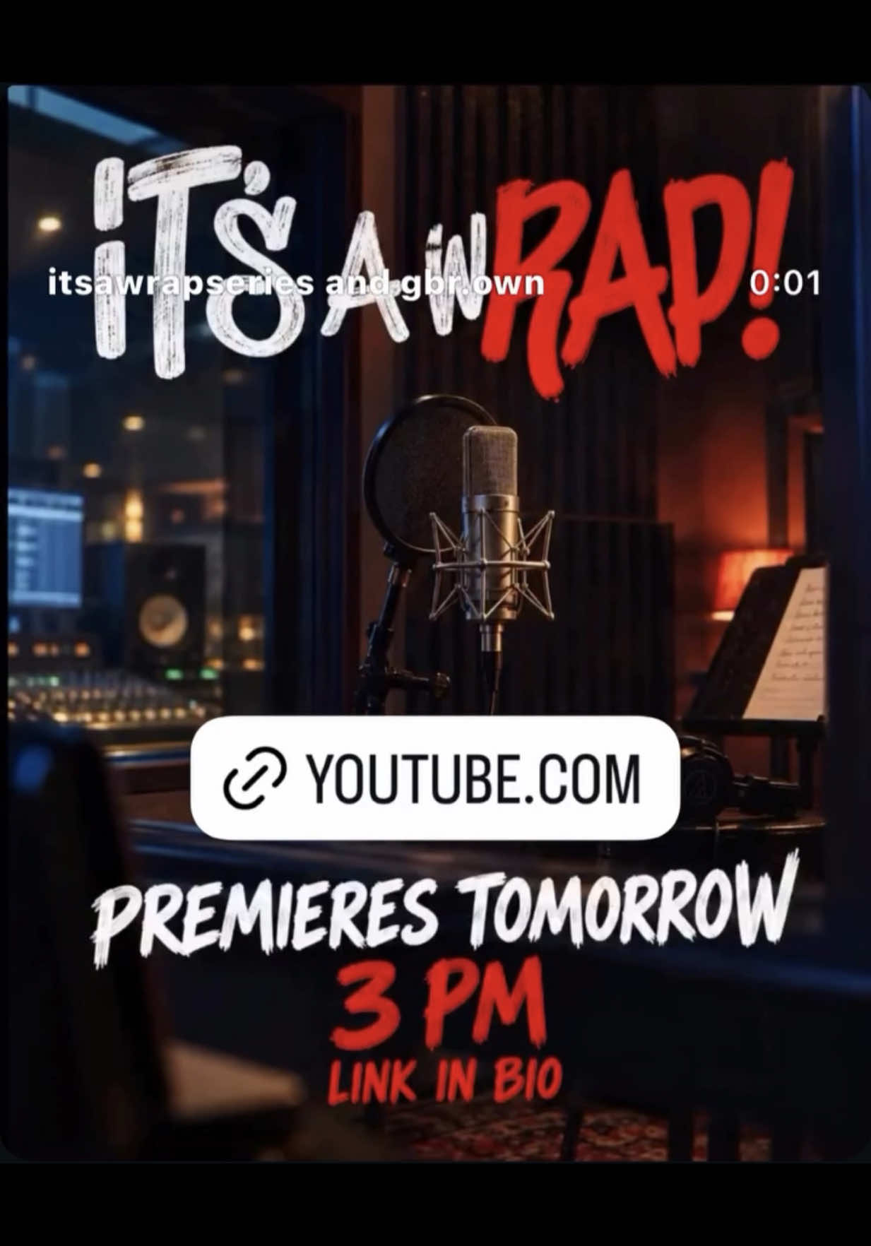 Tomorrow at 3 PM it’s a wrap will be premiering it first and second episode on YouTube. It is a West Coast story so check it out and share it with someone❤️ K thanks !! #fyp #webseries #itsawrap #explorepage 