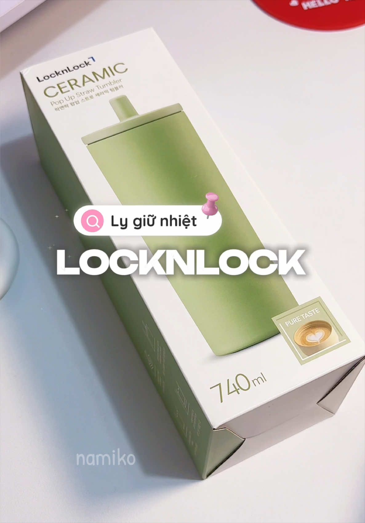 Ly giữ nhiệt siêu tiện dụng nhà Locknlock 🌟🌟 #locknlock #locknlock 