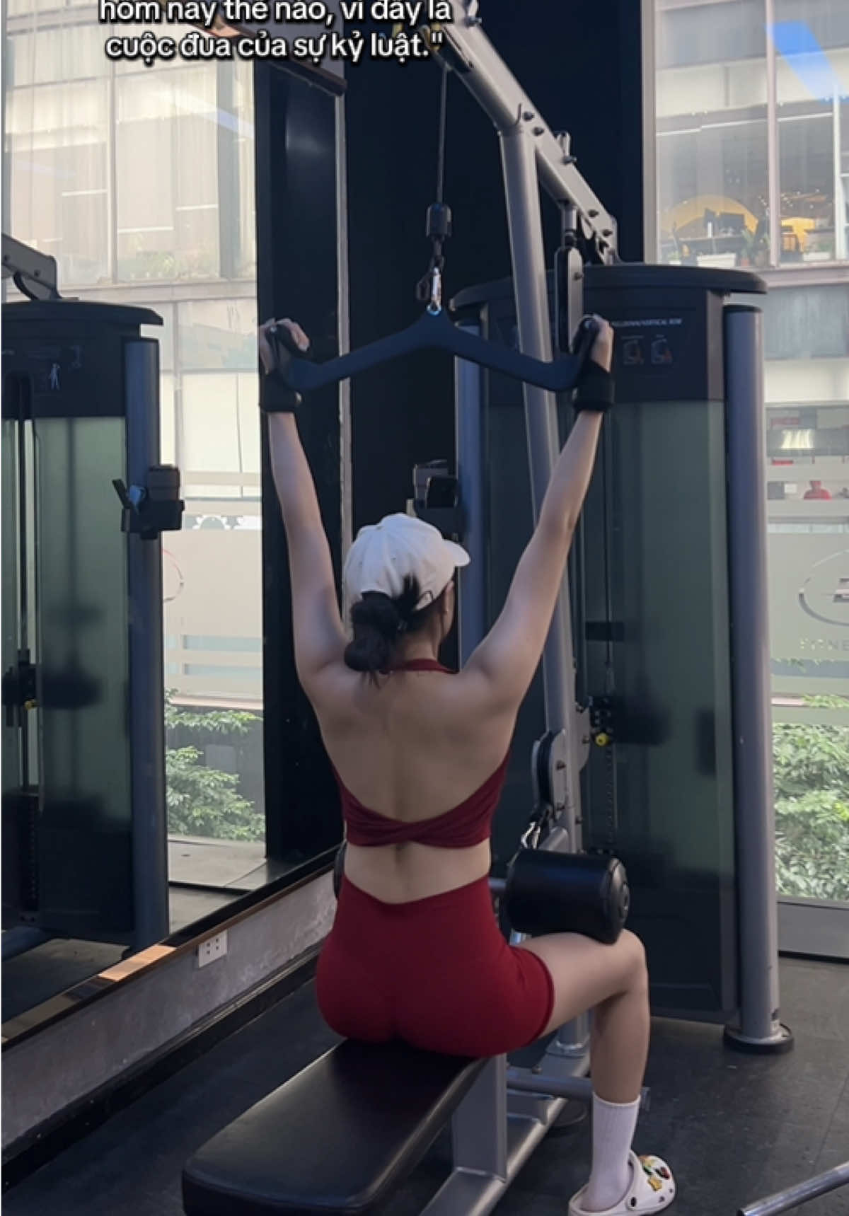 Đang suy nghĩ làm series 100 video tập lưng ăn Tết #Viral #gym #gymmotivation #gymgirl #latpulldown 