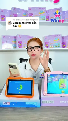 Trả lời @Trang Linh Hành trình học của con không bắt đầu khi “đủ lớn”, mà được vun đắp từ những khám phá nhỏ mỗi ngày. 💙 WINNY đồng hành để con học hỏi và tiếp cận công nghệ đúng cách. 📩 Ba mẹ hãy liên hệ ngay để được tư vấn và nhận ưu đãi nhé! #WinnyVietnam #WinnyK13Plus #MayTinhBangTreEm #HocTapThongMinh #winnyk11 