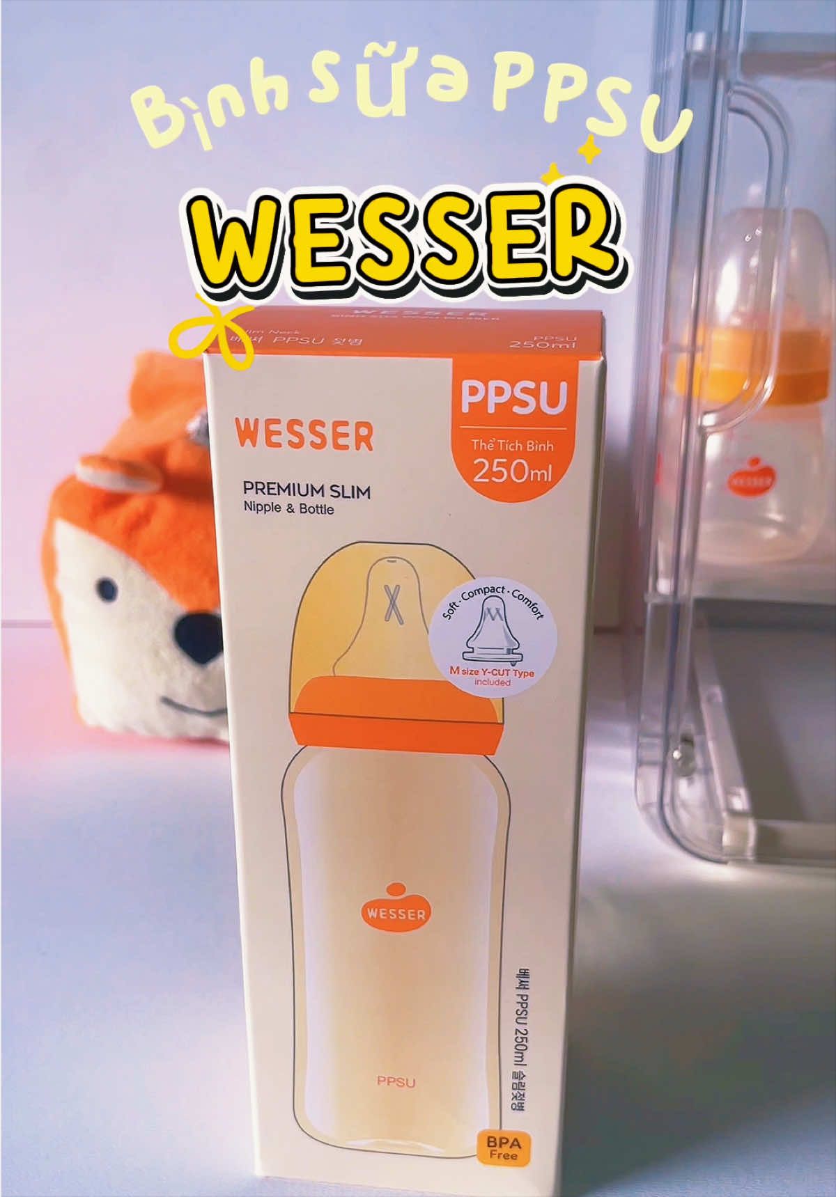 Nay “Thị Bún “đã tăng sữa nên mẹ được unbox một chiếc bình cổ hẹp Wesser xênh iu. Cùng unbox với mềnh nhé  #wesser #chamsocbe #mevabe #dodungchobe #binhsuawesserppsu 