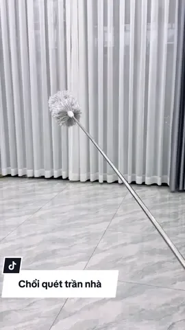Chổi quét trần nhà đa năng cán dài inox kéo giãn 2.8m, cây phất trần quét mạng nhện, lau bụi thông minh xoay 360 độ... #giadungthongminh #giadungtienich #choiquetmangnhen #cayphattran 