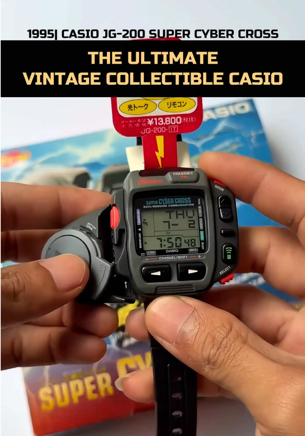 🏅The Ultimate Collectible CASIO JG-200 Super CyberCross  #casio #vintage #casiowatch  📽️rizkyrchmt05