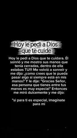 Hoy le pedí a Dios que te cuide #oracionescristianas #oracionespoderosas #canaloraciones 