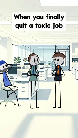 When you finally quit a toxic job #fyp #animation #usa #work #tiktokfantasymoviecontest 