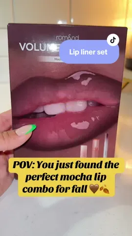 This might be the perfect mocha lip combo for fall 🤎🍂 The swatches are everything! #FallLipCombo #MochaLipCombo #LipSwatches #TikTokShopBeauty #BrownLipCombo 