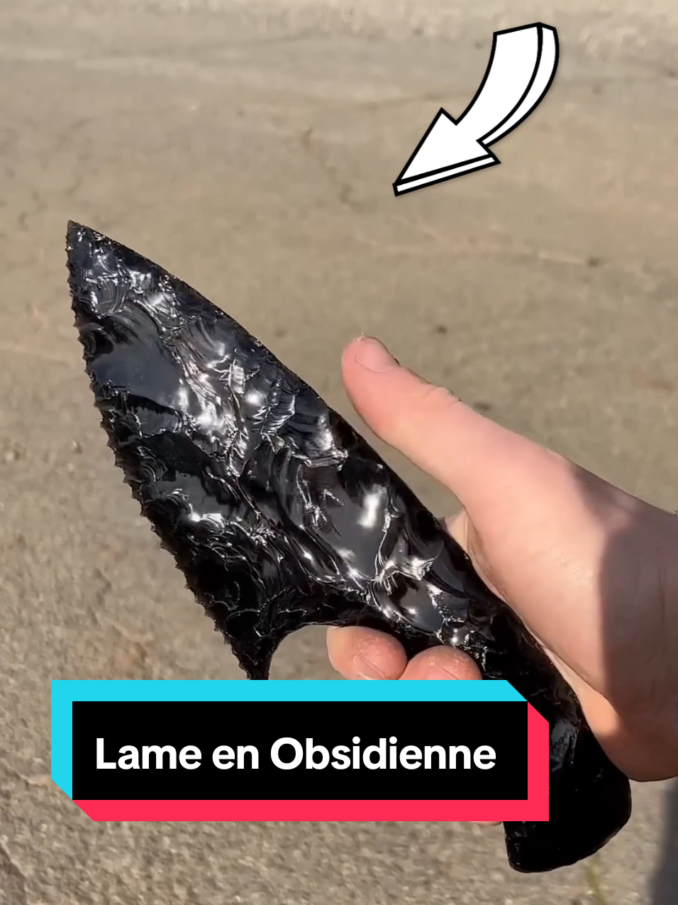 Le Couteau Le Plus Tranchant Au Monde #facts #peur #obsidian #insolite #Science 