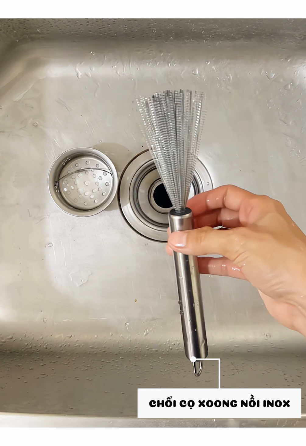 Thấy ánh sáng cuộc đời nhờ em cọ inox này! Chà tới đâu sạch tới đó #byduong 