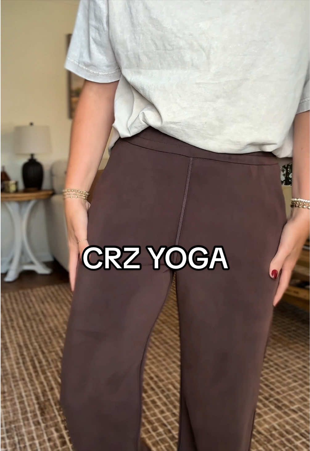 And there are different length options👏🏼🤎✨ @CRZ YOGA #crzyoga #widelegpants #sweatpants #widelegsweatpants #tiktokshopcreatorpicks