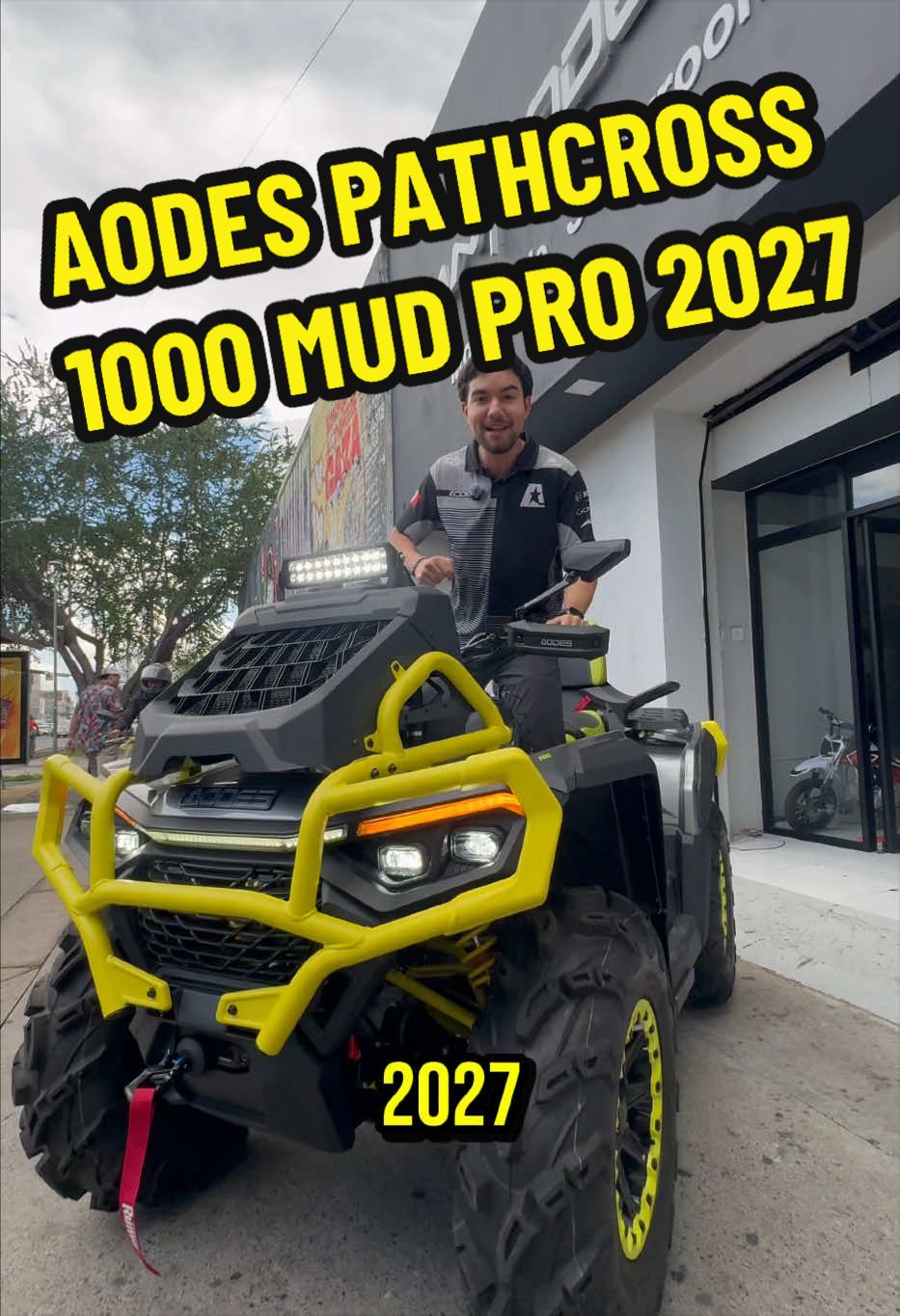 🚨 YA ESTÁ AQUÍ LA 2027 🚨 Nueva AODES PATHCROSS 1000 MUD PRO 🔥🐗 1,000 cc de razones para buscar el camino más difícil. ¿Quién se atreve a estrenarla? 👀 #aodes #aodes1000mudpro #cuatrimoto #ruta #guadalajara 
