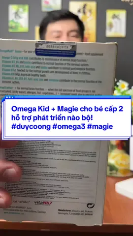 Omega Kid + Magie cho bé cấp 2 hỗ trợ phát triển nào bộ! #duycoong #omega3 #magie 