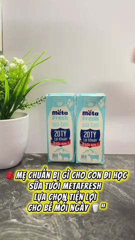 Metafresh của Nutricare vía con hợp tác mẹ cũng nhàn hơn.  Sữa vị thanh dễ uống, mang đi học đi chơi đều tiện, mẹ nào đang quan tâm tham khảo giỏ hàng góc trái của mình nha ##metafresh##nutricare##suanon##tiktokshop##maysuachobe