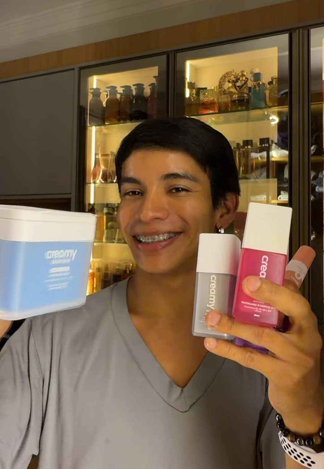 Rotina de Skincare noturna com a @Creamy Skincare  #parceria #creamy #skincare 