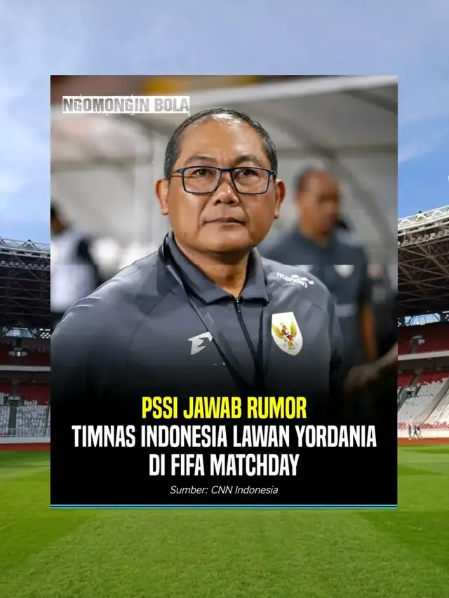 PSSI memberi jawaban soal kemungkinan Timnas Indonesia melakoni laga tandang ke Yordania pada FIFA Matchday November mendatang. CNN Indonesia coba melakukan konfirmasi kabar ini melalui Exco PSSI, Sumardji. Ketua Badan Tim Nasional (BTN) itu membenarkan kabar tersebut. PSSI tengah melakukan komunikasi agar rumor ini segera diresmikan. 