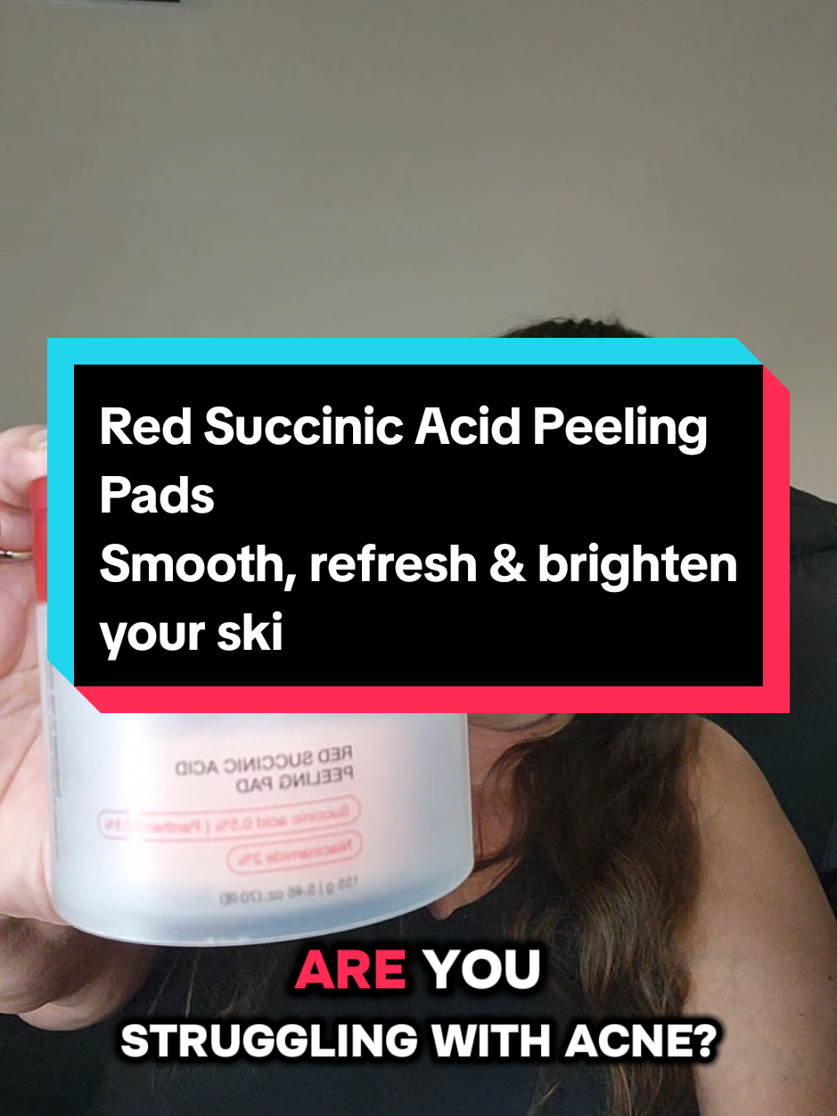 Smooth, refreshed skin starts here ✨ Medicube Red Succinic Acid Peeling Pads help gently exfoliate for a smoother, brighter-looking complexion. #Medicube #SuccinicAcid #SkincareRoutine #ExfoliatingPads #GlowingSkin