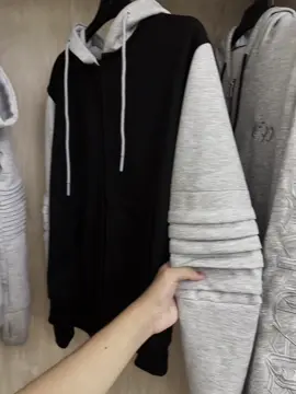 NH áo hoodie unisex khoá kéo c