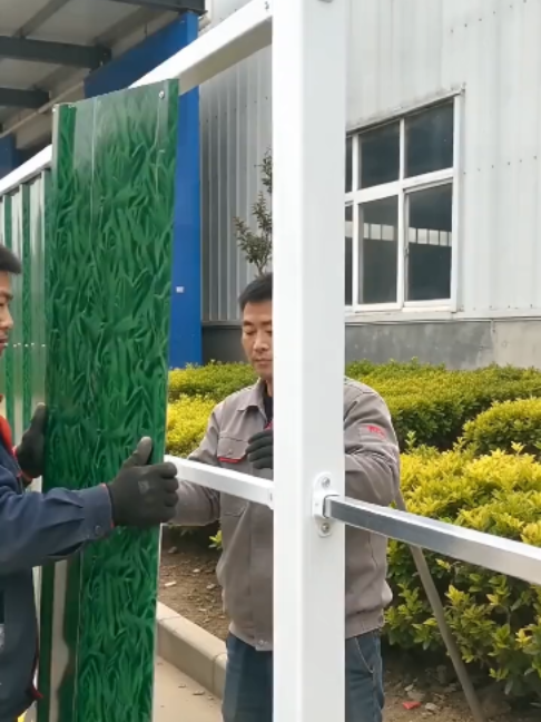 Steel construction fence for building sites, road projects and temporary site walls. #ConstructionFence #TemporaryFence #SteelFence #SiteFence #ConstructionSite #BuildingSite #RoadConstruction #MetalFence #ConstructionWork #skinbarrier #SafetyBarrier #CivilConstruction #fencepanels #FenceInstallation #Fencing