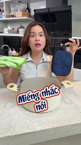 Miếng nhấc nồi nhấc nồi nóng đỡ nóng tay #winheoheoheo #miengnhacnoi #miengnhacnoibangvai 