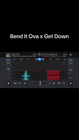 Bend It Ova x Get Down #djay #mashup #fyp 